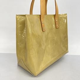 Louis Vuitton-Louis Vuitton Handbag Vernis Reed PM M91144-Beige