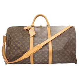 Louis Vuitton-Louis Vuitton Boston Bag Monogram Keepall Bandouliere 60-Brown