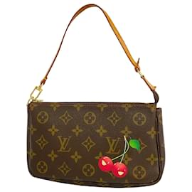 Louis Vuitton-Louis Vuitton Monogram Pochette Accessoires Pouch-Brown