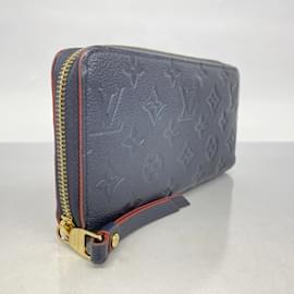Louis Vuitton-Louis Vuitton Long Wallet Monogram Empreinte Zippy-Red