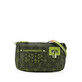 Louis Vuitton-Louis Vuitton Monogram Perforated Pochette Accessory Pouch-Brown,Orange,Monogram