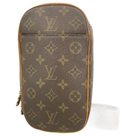Louis Vuitton-Louis Vuitton Monogram Pochette Ganjou Sling Bag-Brown