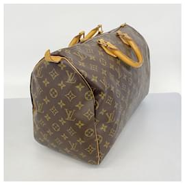 Louis Vuitton-Louis Vuitton Monogram Speedy 40 Handbag-Brown