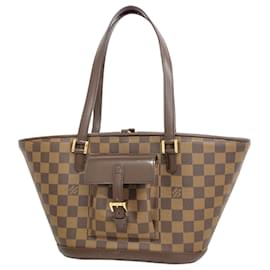 Louis Vuitton-Louis Vuitton Damier Manosque PM Tote Bag-Damier ebene