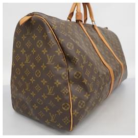 Louis Vuitton-Louis Vuitton Monogram Keepall 60 Boston Bag-Brown