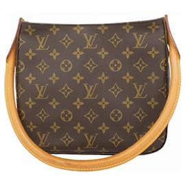 Louis Vuitton-Louis Vuitton Monogram Looping MM Shoulder Bag-Brown