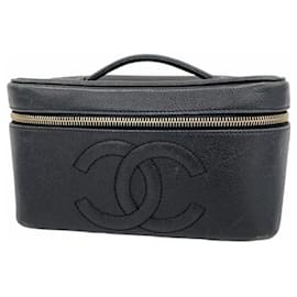 Chanel-Chanel Black Vanity Bag-Black