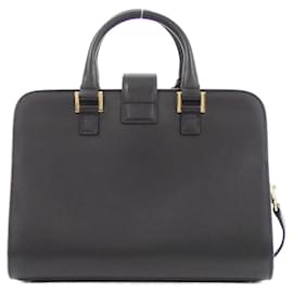 Saint Laurent-Saint Laurent Baby Cabas Monogram Handbag-Black