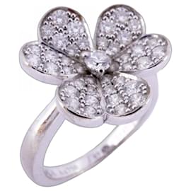 Van Cleef & Arpels-Van Cleef & Arpels Frivole 18K White Gold Diamond Band Ring-Other