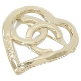 Chanel-Chanel AB7896 Gold Brooch-Golden