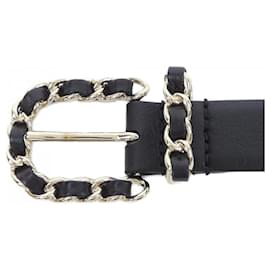 Chanel-Chanel Standard Black Belt-Black