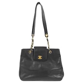 Chanel-Chanel 08037 Shoulder Bag-Black