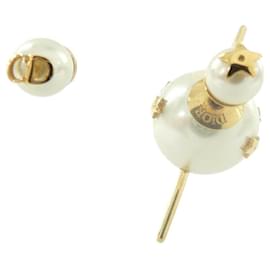 Christian Dior-Christian Dior Tribal E0954TRIRS Earrings-White,Golden