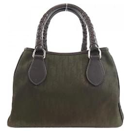 Christian Dior-Christian Dior Green Handbag-Brown,Green