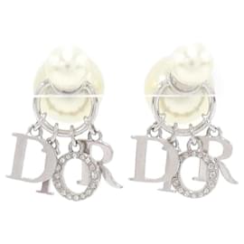 Christian Dior-Christian Dior Tribal E1411TRICY Earrings-Silvery,White