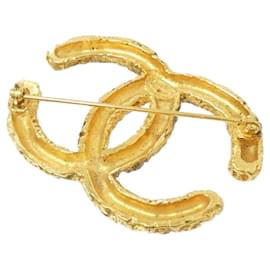 Chanel-Chanel Gold Brooch-Golden