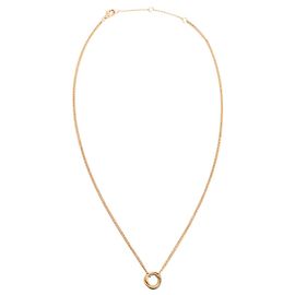 Collana Cartier Trinity mini modello Grigio Giallo Oro Rosa Trinity Necklace TPM D'oro