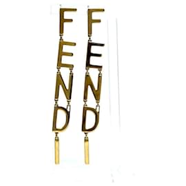Fendi-Fendi Women's Fendigraphy Drop Earrings-Other