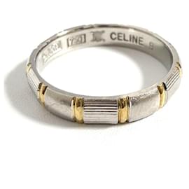 Céline-Celine Women's Men's Combination Ring in Platinum and Gold-Other