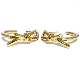Salvatore Ferragamo-Salvatore Ferragamo Women's Slim Knot Hoop Earrings-Other