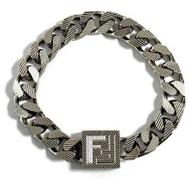 Fendi-Fendi Men's Shadow Curb Chain Bracelet FF-Other
