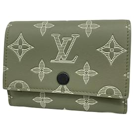 Louis Vuitton-Louis Vuitton Tri-fold Wallet in Olive Green-Olive green