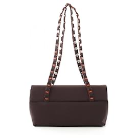 Salvatore Ferragamo-Salvatore Ferragamo Vara Shoulder Bag-Brown