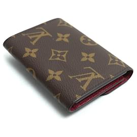 Louis Vuitton-Louis Vuitton Monogram Fuchsia Bi-fold Wallet-Fuschia,Monogram