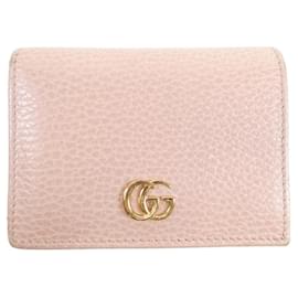Gucci-Gucci Petit Marmont 456126 CAO0G Wallet-Pink