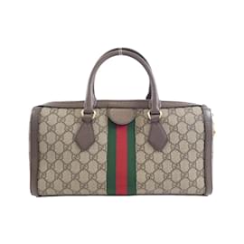 Gucci-Gucci Ophidia 524532 K05NB Boston Bag-Brown,Beige
