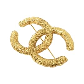 Chanel-Chanel Gold Brooch-Golden