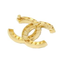 Chanel-Chanel AB8938 Gold Brooch-Golden
