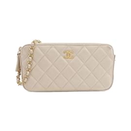 Chanel-Chanel AP0738 Chain Wallet-Beige