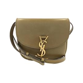 Saint Laurent-Saint Laurent Kaia 619740 Shoulder Bag-Khaki