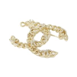 Chanel-Chanel AB9457 Gold Brooch-Golden