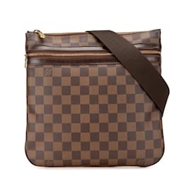 Louis Vuitton-Louis Vuitton Damier Pochette Bosphore Shoulder Bag-Brown,Damier ebene