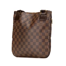 Louis Vuitton-Louis Vuitton Damier Pochette Bosphore Shoulder Bag-Brown,Damier ebene