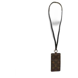 Collana Porta Carte Louis Vuitton Monogram Pristine Marrone