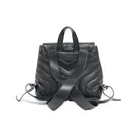 Saint Laurent-Saint Laurent Lulu Handbag Pack Backpack-Black
