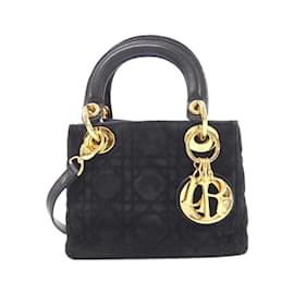 Christian Dior-Christian Dior Lady Mini Handbag-Black