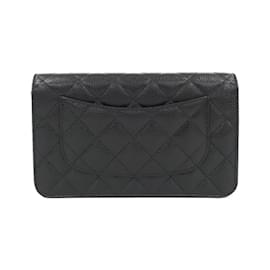 Chanel-Chanel AP4241 Chain Wallet-Black,Dark red
