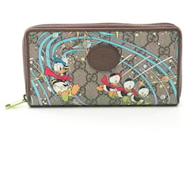 Gucci-Gucci x Disney Donald Duck Long Wallet-Multiple colors,Beige
