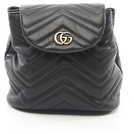 Gucci GG Marmont Rucksack Schwarz