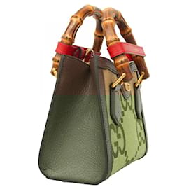 Gucci-Gucci Handbag Bamboo Diana Jumbo GG-Brown
