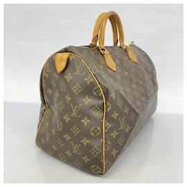 Louis Vuitton-Louis Vuitton Monogram Speedy 40 Handbag-Brown