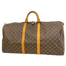 Louis Vuitton-Louis Vuitton Boston Bag Monogram Keepall 60-Brown