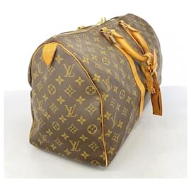 Louis Vuitton-Louis Vuitton Monogram Keepall 45 Boston Bag-Brown