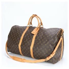 Louis Vuitton-Louis Vuitton Monogram Keepall Bandouliere 60-Brown