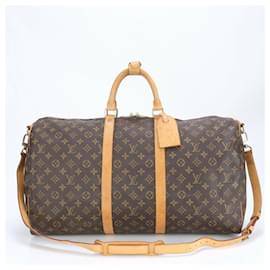 Louis Vuitton-Louis Vuitton Monogram Keepall Bandouliere 55-Brown
