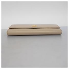 Gucci-Gucci Long Wallet GG Marmont 456116-Beige